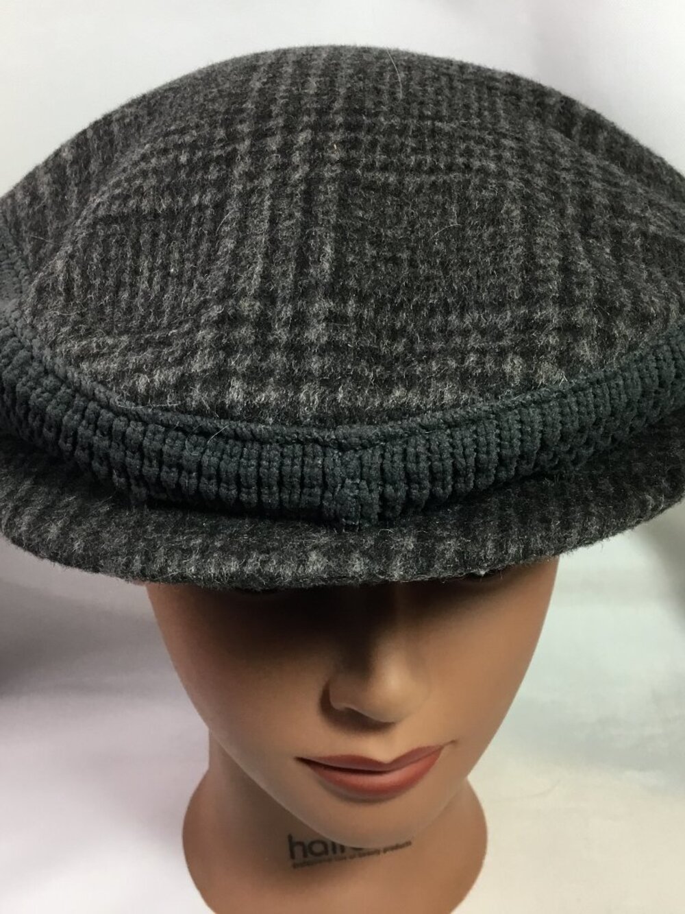 Stetson XS/S Hat Men's Plaid Newsboy Flat Cap Cab Cabby Driver Wool